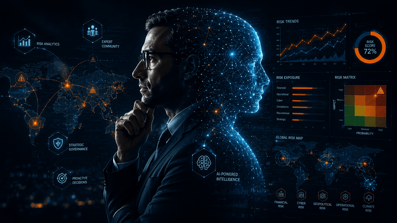 AI powered risk intelligence and global risk dashboards